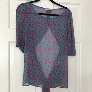 Open back chiffon shirt... worn once.